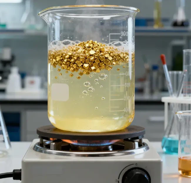 Hogyan segít a kén- és salétromsav finomítani a nemesfémeket, mint az aranyat