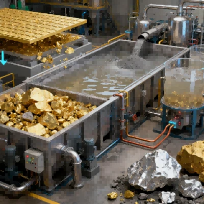 Natív arany- és ezüstkivonás: az amalgamációs, cianidálási és tiokarbamid-módszerek alapvető foly...